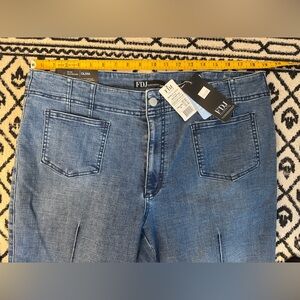 FDJ Olivia Ankle Crop Jeans in Medium Blue